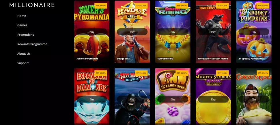 Millionaire Casino – bonus powitalny 200% do 10 000 zł + 300 darmowych spinów
